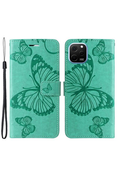 sscase Butterfly Θήκη Πορτοφόλι Green (Huawei Nova Y61)
