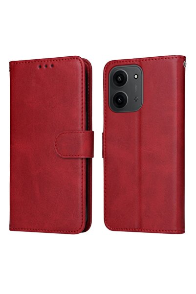 sscase Basic Θήκη Πορτοφόλι Red (Xiaomi Redmi 15C 4G-5G / Poco C85 4G)