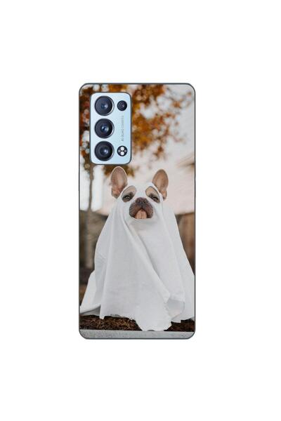 OEM Husa compatibila cu Oppo Reno6 Pro 5G Silicon Gel Tpu Model Halloween Cat...