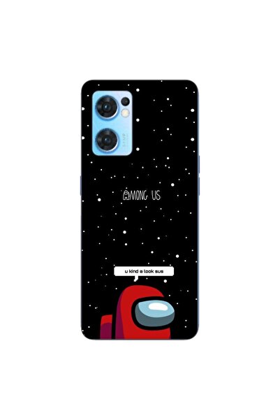 OEM Husa compatibila cu Oppo Reno7 5G Silicon Gel Tpu Model Among Us