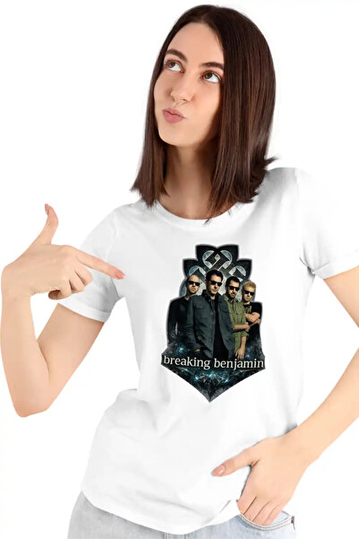 OEM Tricou Femei Breaking Benjamin Rock