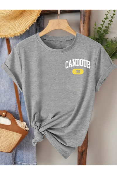 uyguntarz Unisex Candour 08 Baskılı Tasarım Tshirt