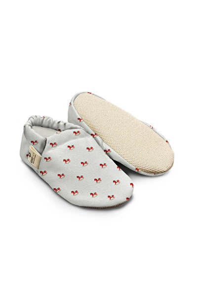 Kokopatik Carousel Pattern Booties - Organic Cotton Baby Booties, Non-Slip So...