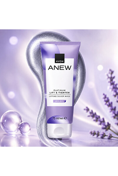 AVON Anew Platinum Gümüş Içeren Soyulabilen Yüz Maskesi 75 ml