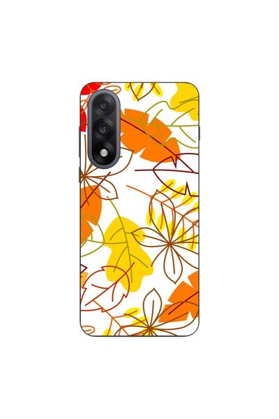 OEM Husa compatibila cu OnePlus Nord 5 Silicon Gel Tpu Model Autumn Vivid Leaves