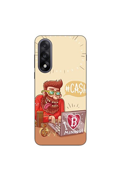 OEM Husa compatibila cu OnePlus Nord 5 Silicon Gel Tpu Model BTC Mining
