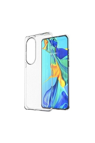 DAMUR Husă de protecție, compatibilă cu Huawei P50 Pro, TPU, transparentă