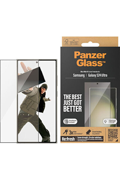 Panzer Glass PanzerGlass Ultra-wide Fit Tempered Glass (Galaxy S24 Ultra)