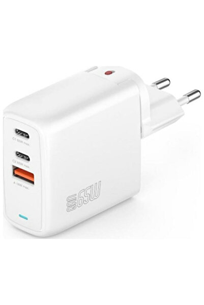 4smarts Ασύρματος φορτιστής GaN με θύρα USB-A και 2 θύρες USB-C, Γρήγορη φόρτ...