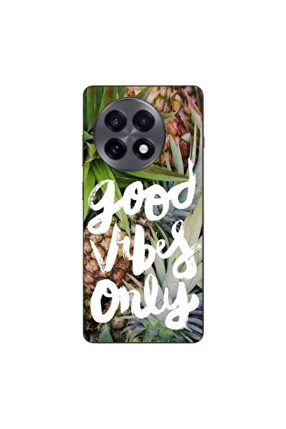 OEM Θήκη συμβατή με OnePlus 13R, από σιλικόνη gel TPU, μοντέλο  "Good Vibes O...