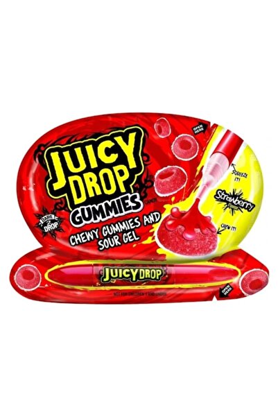 Bazooka Juicy Drop Gummies, sour taste, 57 g