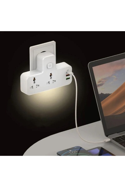 Generic Multi-Function Extension Power , Fast Charging Multi-Port Socket with...