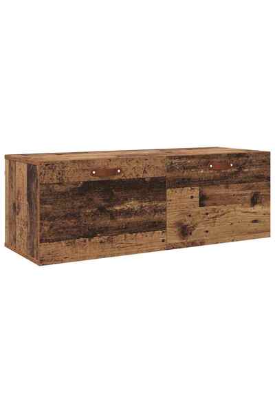 vidaxl Dulap montat pe perete Pe perete Lemn vechi 100 x 36,5 x 35 cm