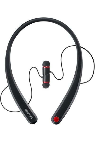 Datazone DZ-990 Bluetooth 4.0 Wireless Stereo In-Ear Headphones with Mic, Red