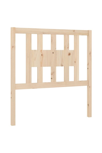 vidaxl Bedside table, 106x4x100 cm, solid pine wood