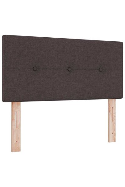 vidaxl LED signboard with LED strip lights Dark brown 90 cm Polyester
