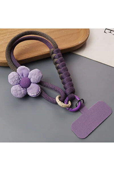 Choice Purple Colorful Anti-Lost Phone Wristband Lanyard for Women And Girls ...