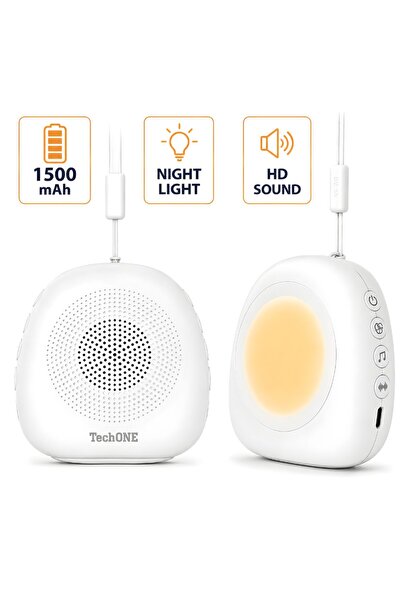 Techone Dispozitiv Sunete Albe W17, Portabil, Sunete HD, Bebelusi si Adulti, ...