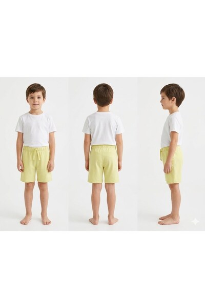 Benetton Boy's Bermuda Shorts with Suspender Detail