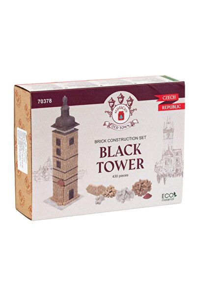 Wise Elk Set constructie caramizi - Turnul Negru, 430 piese reutilizabile