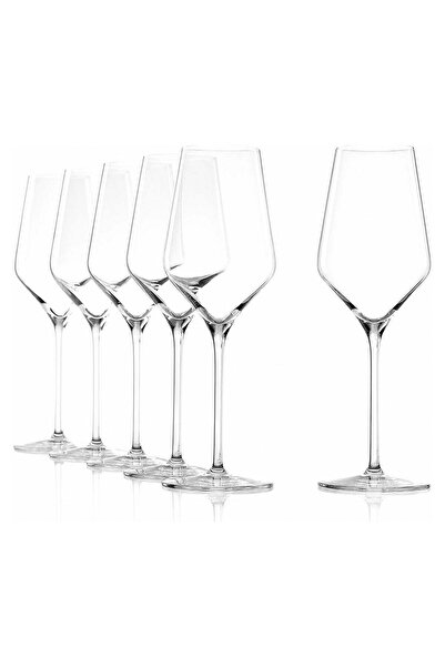 Generic Italian Premium Wine Glass Set of 6 - 430 ML Crystal Clear for Wine, ...