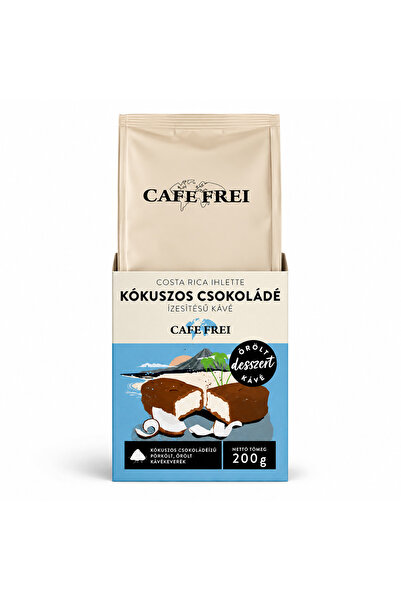 Cafe Frei – Cafea macinata aromatizata cu cocos si ciocolata 200 g