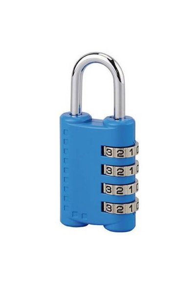 THIRARD Lacăt pentru bagaje, cu cod, PAPEETE, 30 mm, 4 inele