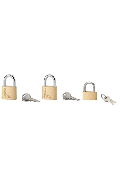 THIRARD Lot promoțional: Set de 2 lacăte cu cheie TIP 1, 30 mm, cu 4 chei + L...