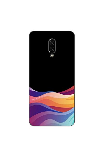 OEM Husa compatibila cu OnePlus 6T Silicon Gel Tpu Model Neon Waves