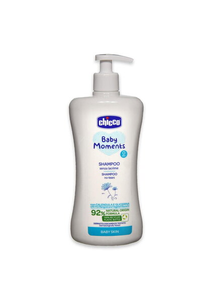 Chicco Baby Moments tear-free shampoo, 500 ml