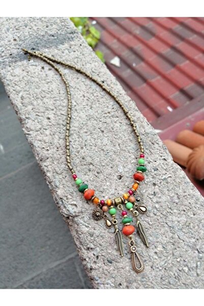 Bozhi Necklace Glass Beads Minimal Elegance