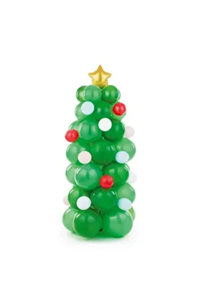 PlayFun Christmas Tree Bouquets with 65 balloons, 65×161 cm