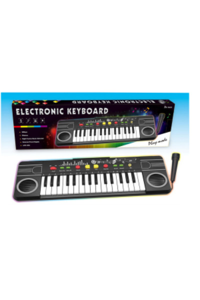 PlayFun Orgă Electronică cu Microfon Inclus – 32 de Clape, 2 Voci și Melodii ...