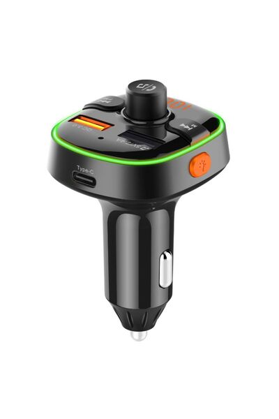 AKAI FMT-54T FM Transmitter αυτοκινήτου με Bluetooth V5.0, LED, QC3.0, Hands-...