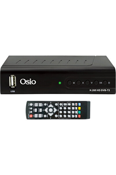OSIO OST-3540D DVB-T/T2 Full HD H.265 MPEG-4 Ψηφιακός δέκτης με USB