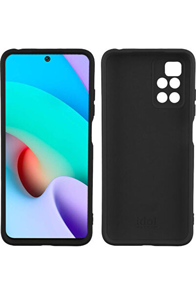 Other Idol 1991 Βελούδινη Μαύρη Θήκη Πλάτης Σιλικόνης (Redmi Note 10 / 10s / ...