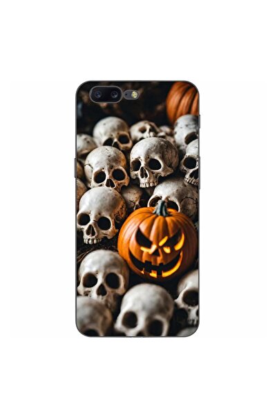OEM Husa compatibila cu OnePlus 5 Silicon Gel Tpu Model Halloween Pattern Cra...