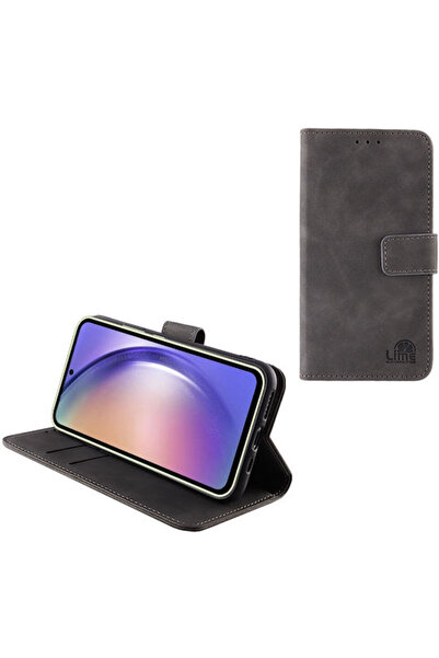 Lime&co Lime Essential Magnet Book Συνθετικό Δέρμα Γκρι (Galaxy A54) Κωδικός:...