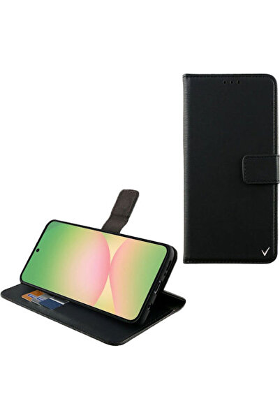 Other Volte-Tel Book Συνθετικό Δέρμα / Σιλικόνη Μαύρο (Galaxy A57)