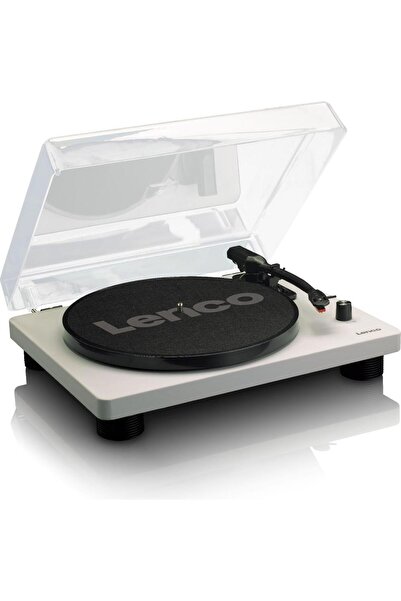 Lenco LS-50 Turntable with Built-in Stereo Amplifier, Preamp, USB, Belt Drive...