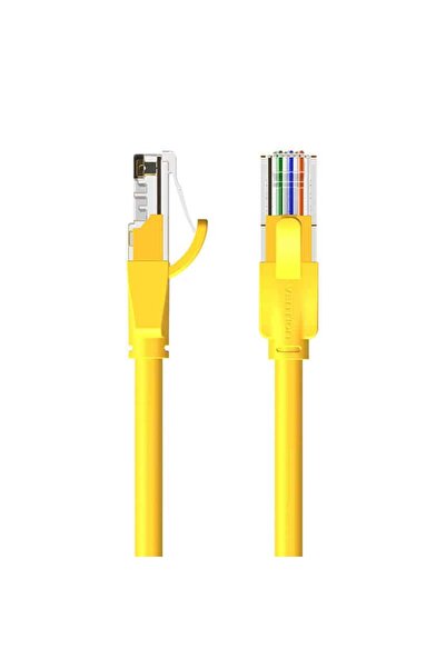Vention Καλώδιο Δικτύου UTP CAT6 IBEYH RJ45 Ethernet 1000Mbps 2m Κίτρινο