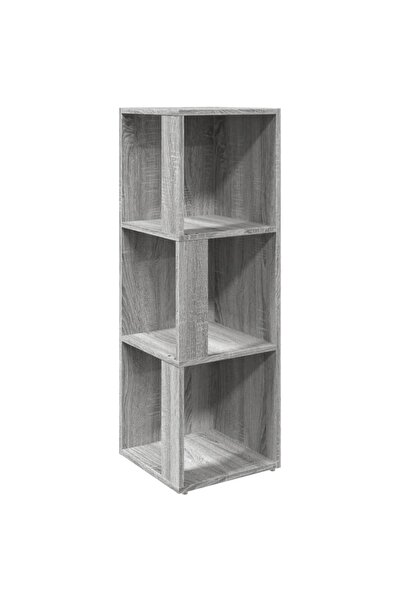 vidaxl Corner cabinet, sonoma gray, 33x33x100 cm, composite wood