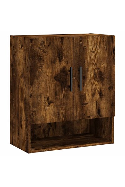 vidaxl Wall cabinet, smoky oak, 60x31x70 cm, composite wood