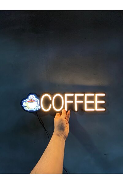 Neonite 'COFFEE-2'Işıklı ve UV Baskılı Neonled ve Leon Dekoratif Duvar Yazısı...