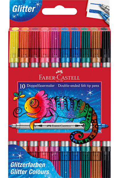 Faber Castell CARIOCA 10 CULORI CU SĂBĂTURI 2 VÂRFURI FABER-CASTELL