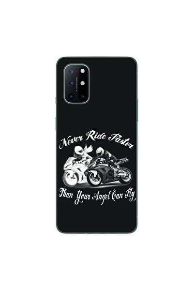 OEM Case compatible with OnePlus 8T Silicone Gel Tpu Pattern Never Ride Faster