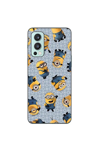 OEM Husa compatibila cu OnePlus Nord 2 Silicon Gel Tpu Model Pattern Minioni