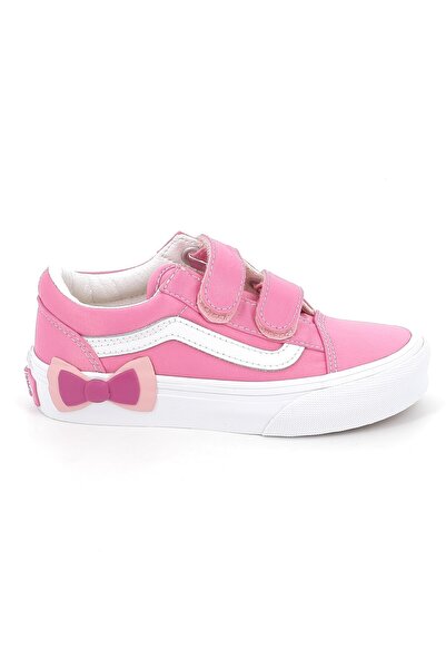Vans Παιδικό Χαμηλό Casual για Κορίτσι Old Skool V Bow Χρώματος Ροζ VN000EDCFRQ1