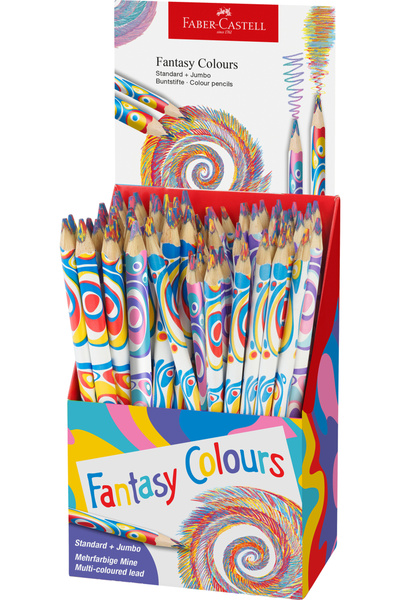 Faber Castell SET DE 84 CREIOANE COLORATE STANDARD + JUMBO MULTICOLOR FANTASY...