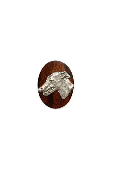 Art - Dog Greyhound, Greyhound Englez - Broșă pentru concurs canin, agrafă pe...